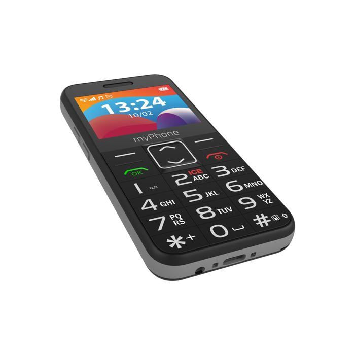 Smartphone senior - mp myphone - halo 3 lte - 4g lte - batterie 1400 mah - touche sos