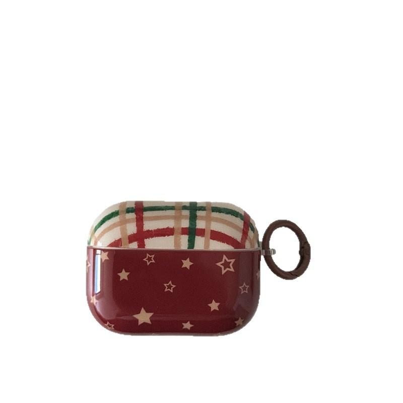 Red star three-dimensional Christmas tree AirPods 1 generation earphone case for Apple AirPods Pro1 generation