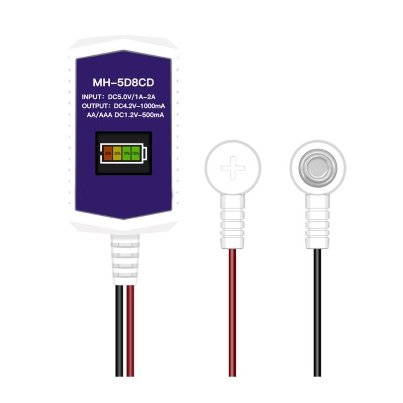 

Умный светодиодный дисплей USB Магнитный зарядный кабель Для аккумуляторов 18650 С мониторингом напряжения и тока в реальном времени 1