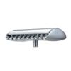 1PC Traditional Replacement Safety Razor Head Chrome Scalloped Bar Double Edge Safety Razor Head Shaving Open Comb Head
