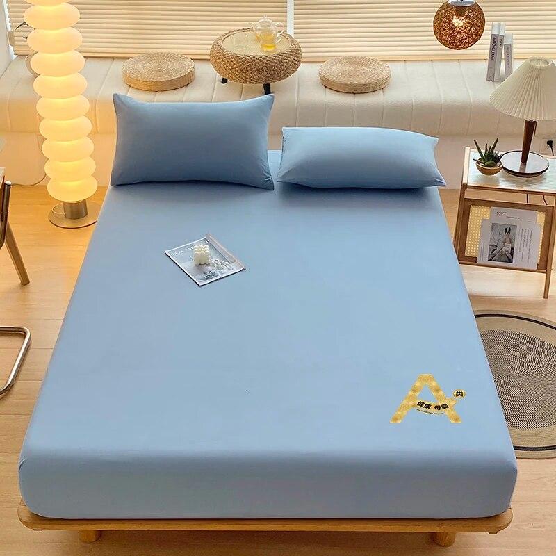 Vysoce kvalitní napínací prostěradlo pro jednu nebo dvě osoby, velikost King, potah na matraci s gumičkou, prostěradlo 90x200, 160x200