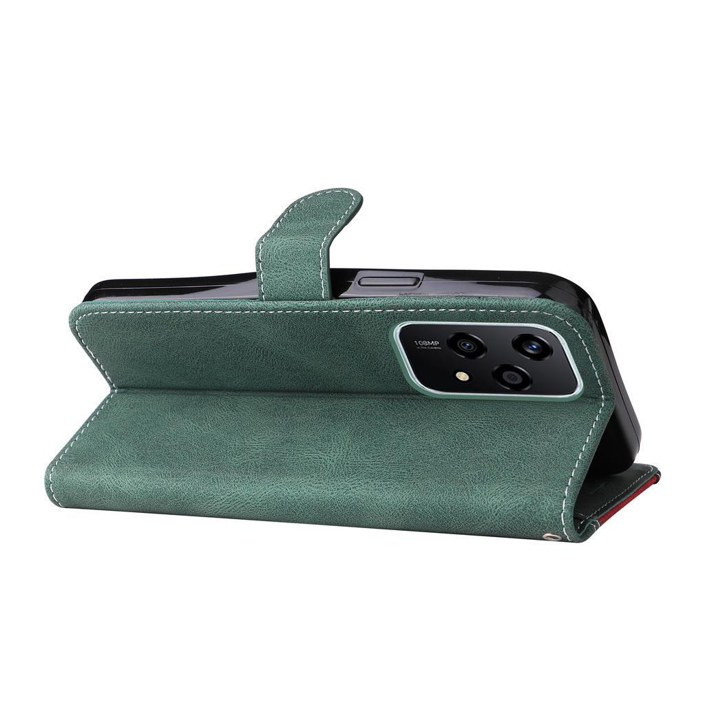 For Honor 200 Lite Case Three-color Splicing Card Holder Phone Cover