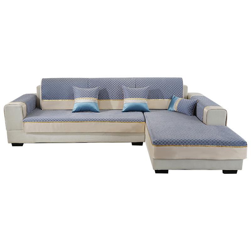 Chenille Sofa Cushion, All-season Universal Anti Slip Fabric Seat Cushion, New Blanket Cover, Full Coverage Sofa Cover, Cloth Towel