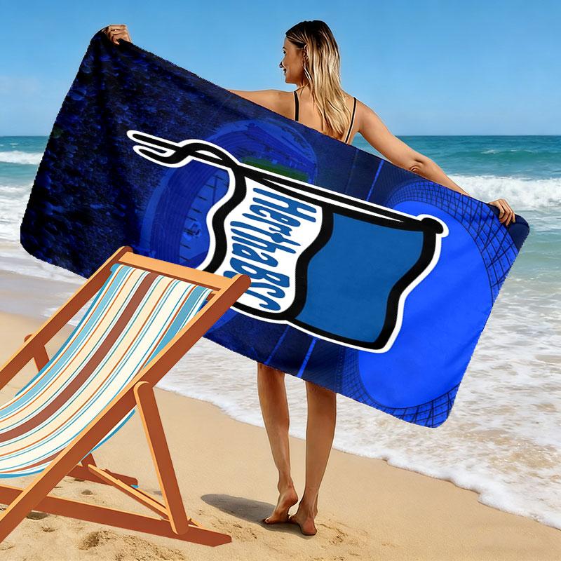 Hertha Roots Print Beach Towel, Large Soft Quick Dry Towel for Beach Camping Swimming