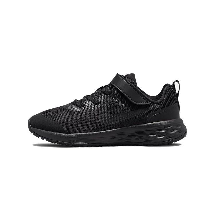 Nike Revolution 6 PS Black Dark Smoke Grey Kids Sneakers DD1095-001 28