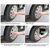 Tire Pressure Monitoring Valve Stem Caps Visual Tri-Color Alert Caps Waterproof Tire Pressure Gauge Replacement Caps for Cars Trucks SUVs Motorcycles