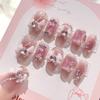 High-End Handmade Nail Art: Pure Desire Style Rhinestone Nail Stickers Collection.