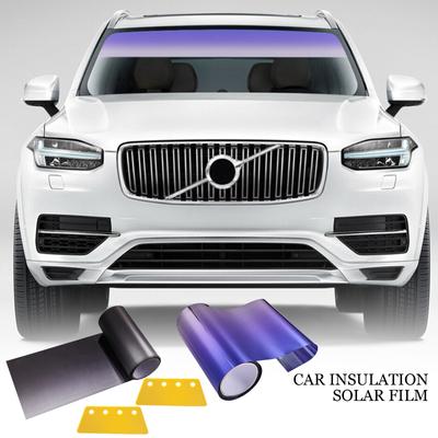 Araba Ön Cam Güneşlik Koruma Gölge Etiketi Pencere Güneşlik Şeridi Isı Yalıtımı Filmi 150x20cm Oto Dekorları