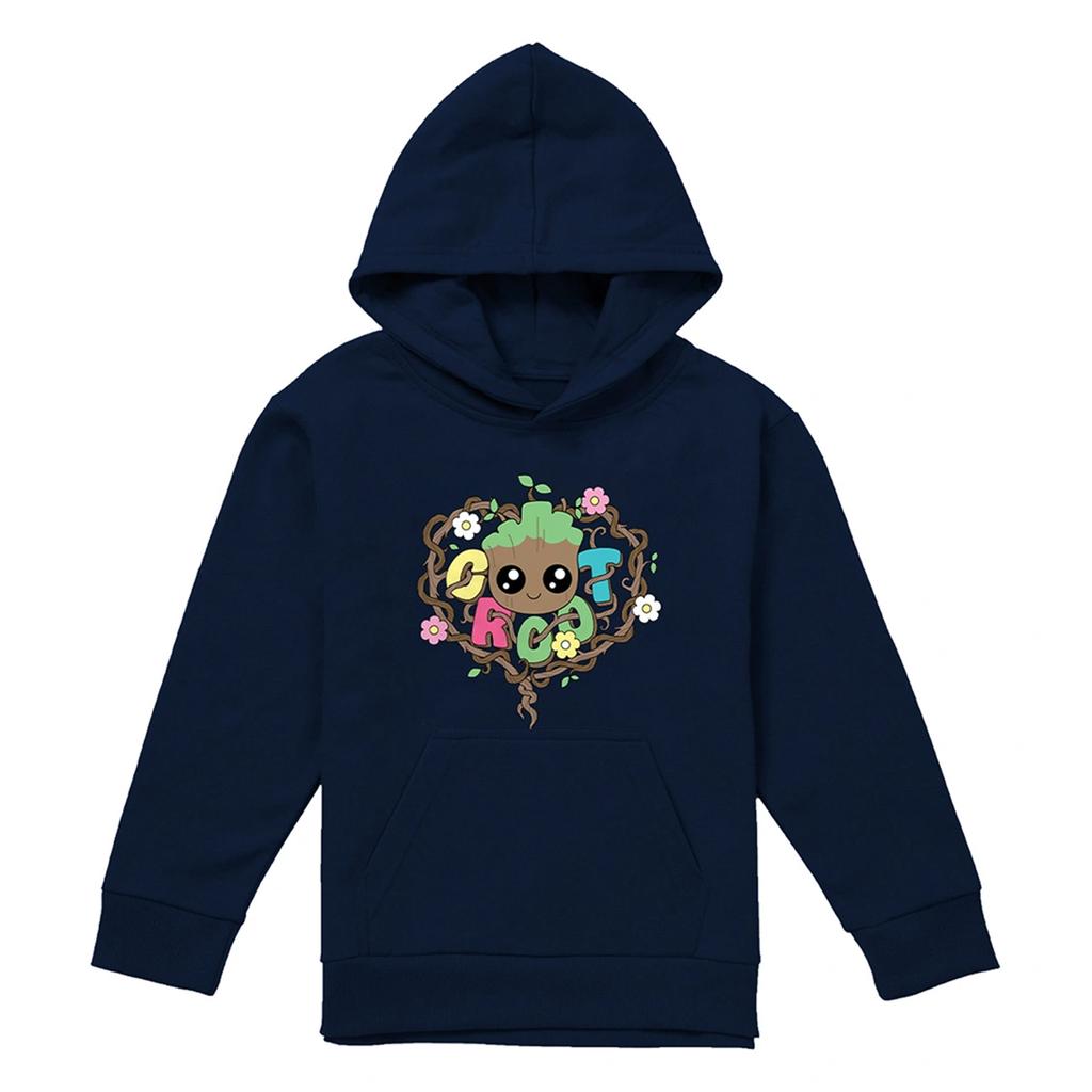 Guardians Of The Galaxy Childrens/Kids Heart Vines Pull Over Hoodie