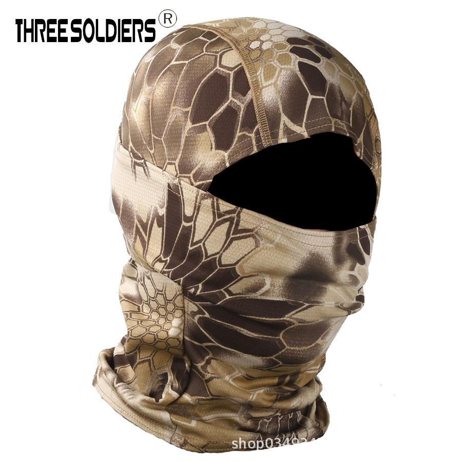 

Python Camouflage Tactical Cycling Balaclava - Sandproof Single-Hole Face Mask One Size