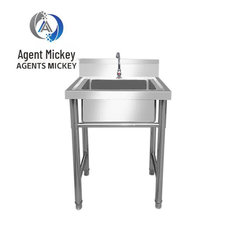 Commercial Stainless Steel Kitchen Sink 60*60*80