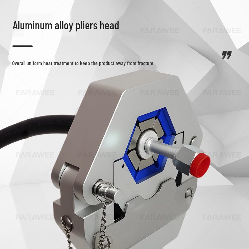 Electric Hydraulic Crimper for Vehicle A/C Hoses, Model OPT-7842