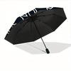 1pc Cat Pattern Automatic Open/close Folding Compact Umbrella, 8 Rib Sturdy Canopy, Lightweight Portable, Everyday Use, Gift,,077