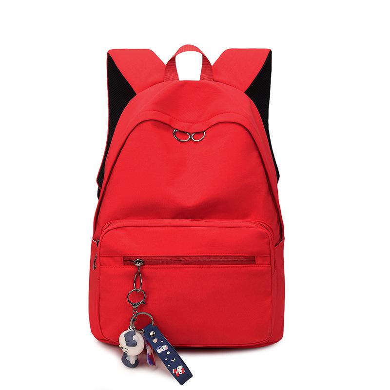 Schoolbag Casual Lightweight Large-capacity Shoulder Back Unisex 1011 New Anti-splash Simple Korean Version Commuter Travel Backpack