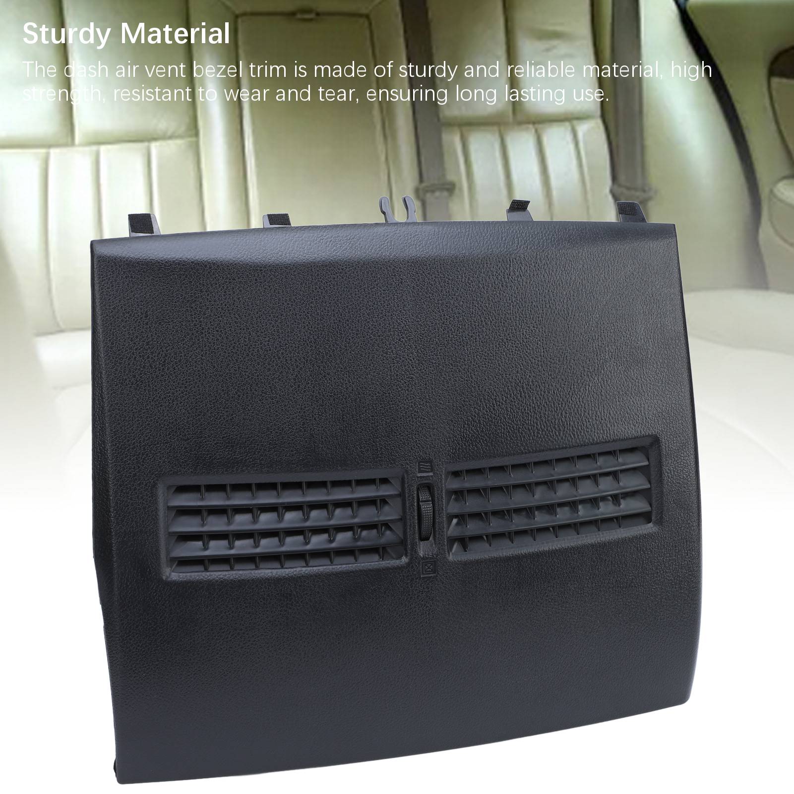 

Front Upper Center Dash Vent Trim Bezel 68414‑ED50C Top Center Dash Vent Trim for Tiida Versa Latio C11 Black Black чёрный