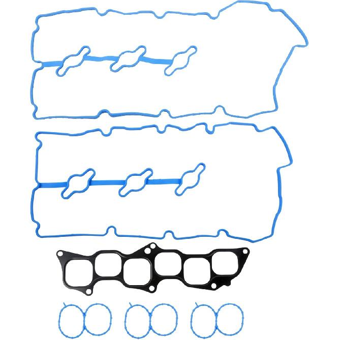 Engine Valve Cover Gasket Set Compatible With Hyundai Kia Vehicle Azera Entourage Santa Fe Sonata Veracruz, Amanti Sedona Sorento, 3.3L 3.8L V6