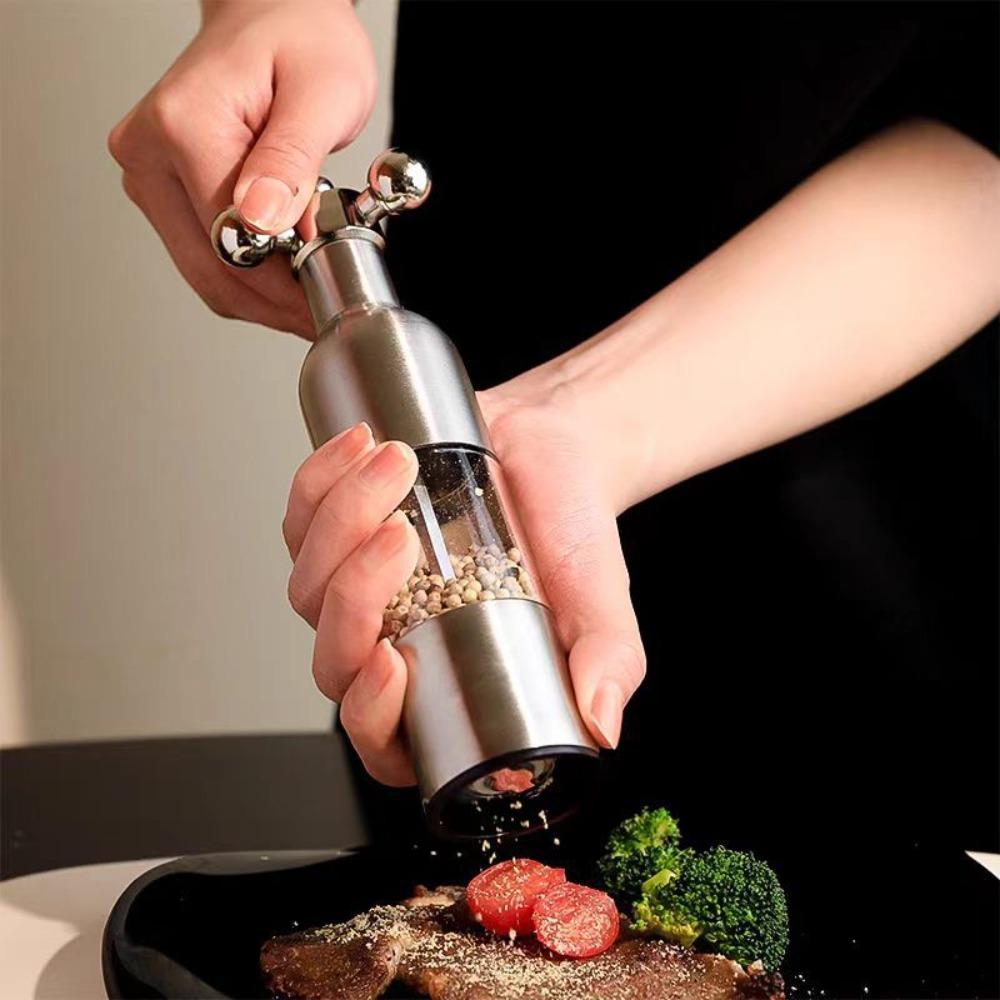 Roestvrij Staal Kraan Klep Ontwerp Pepermolen Pepermolen Fles Steak
