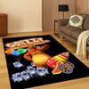 3D Grizzy and The Lemmings Cartoon Carpet Rug for Bedroom Living Room Sofa Home Decor,kids Game Area Rug Non-slip Floor Mat Gift