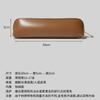 Solid Color Imitation Leather Pu Middle School Student Stationery Bag, Black Literary High School Student Large-capacity Pencil Steamed Bread Pencil