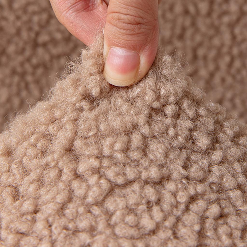 Thick Plush Chair Seat Cover Armless Chair Sleeve for Living Room Dining Chairs Sleeves Stretch Chair Seat Covers