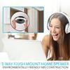 Mountable Bluetooth Speakers of Output 8 Sensitivity Polymer Overall X Warranty Pyle Wall/Ceiling 2-Way 16.5cm (Set 2) RoundMaximum 250W, Ohm, 89dB,