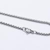 Heart & Moon Patchwork Pendant Titanium Steel Necklace for Couples