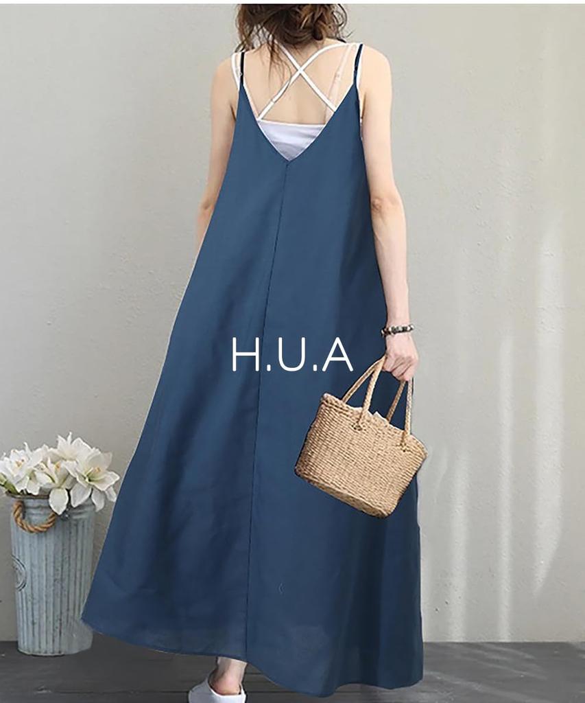 Sleeveless Perfect for Everyday Special Size 2XL H.U.A Women's Dress, Knee-Length, After-Parties, Wear, Occasions, Dates, Resorts, Spring/Summer, BG,