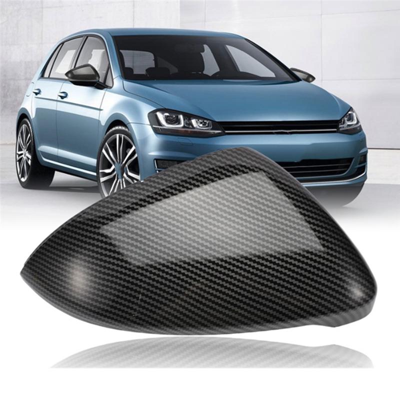 Car Rearview Mirror Cover For Golf 7 2014-2018 5G0 857 537 E 5G0 857 538 E Exterior Rearview Mirror Covers