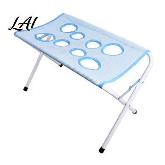 Dog Grooming Hammock Stand Stand Foldable Cat Bath 8-Hole Pet Mesh Bathing Sling Washing Station for Small Medium Dogs Nail Trimming And Professional