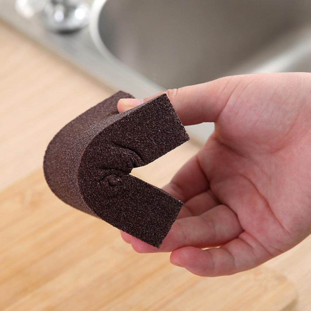 Dishwashing Sponge, Diamond Sand, Kitchen Sink, Rust Removal, Grinding Sponge Block, Household Cleaning Brush, Pot Cleaning Tool