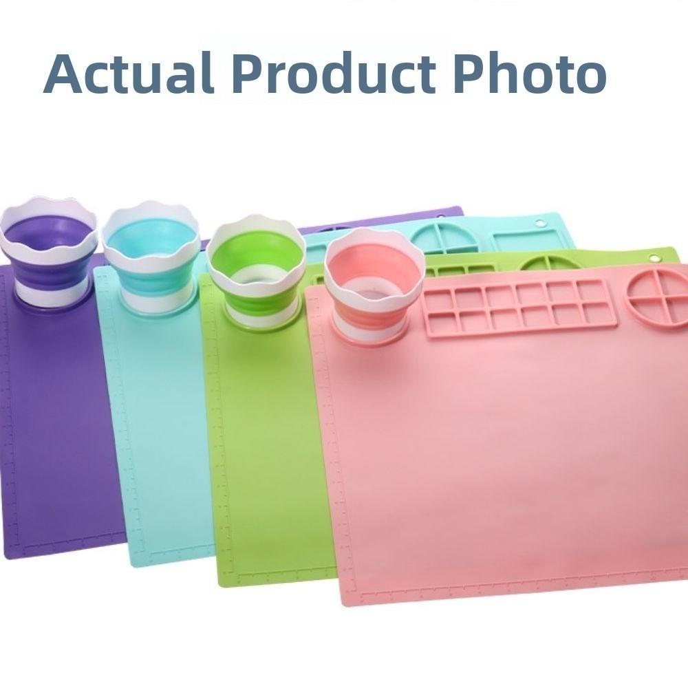Non-Stick Art Silicone Craft Mat Crafts Graffiti Painting Mat Silicone Painting Mat  Children