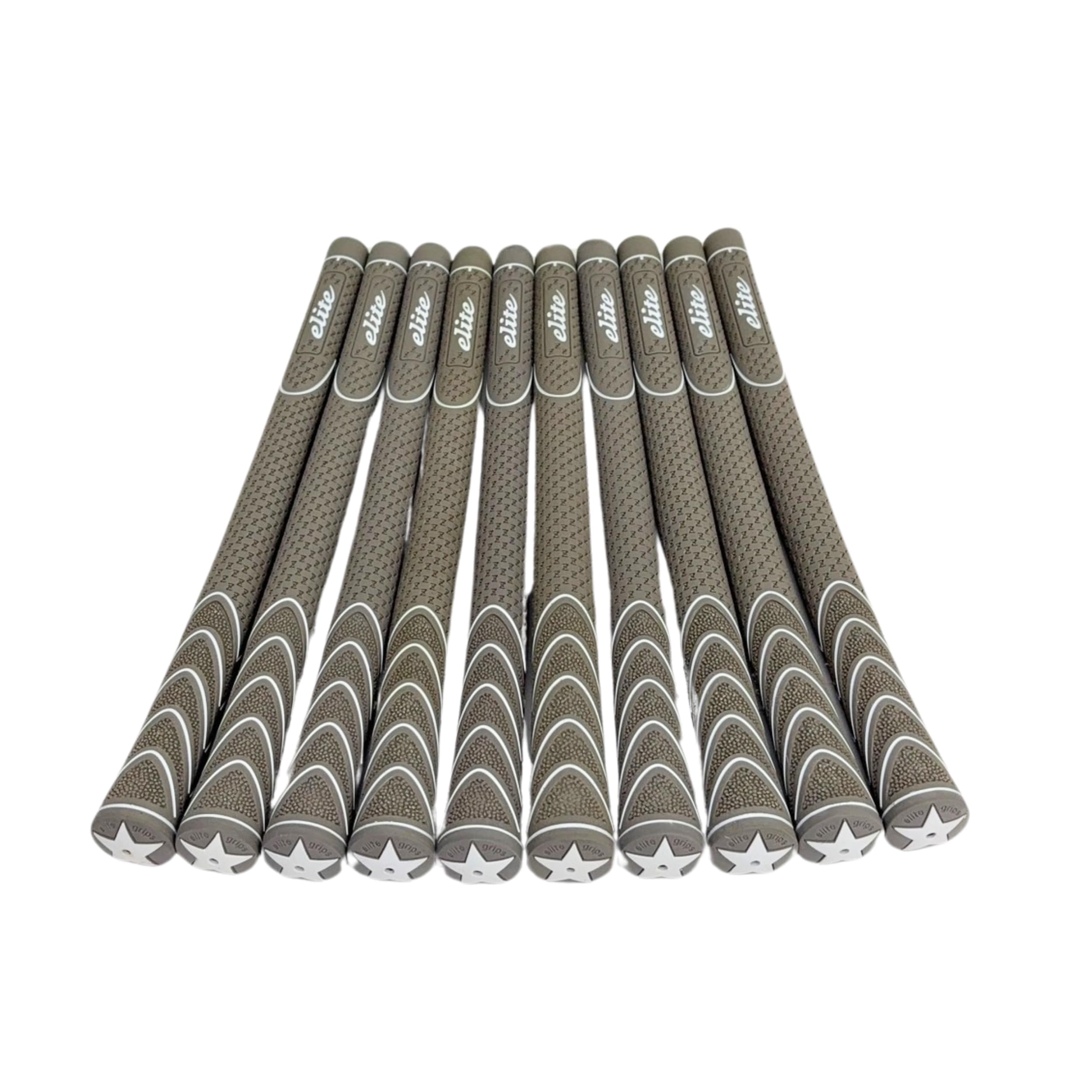 

elitegrips Sting Race Rim Golf Set of Gray Grips, 10, Backlined,