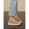 Retro thick-soled woven heightening versatile loafers women's 2025 autumn new small lazy commuter fisherman shoes