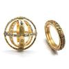 Moda Femei Bărbați Hollow Astronomical Ball Răsturnare Transform Tellurion Ring