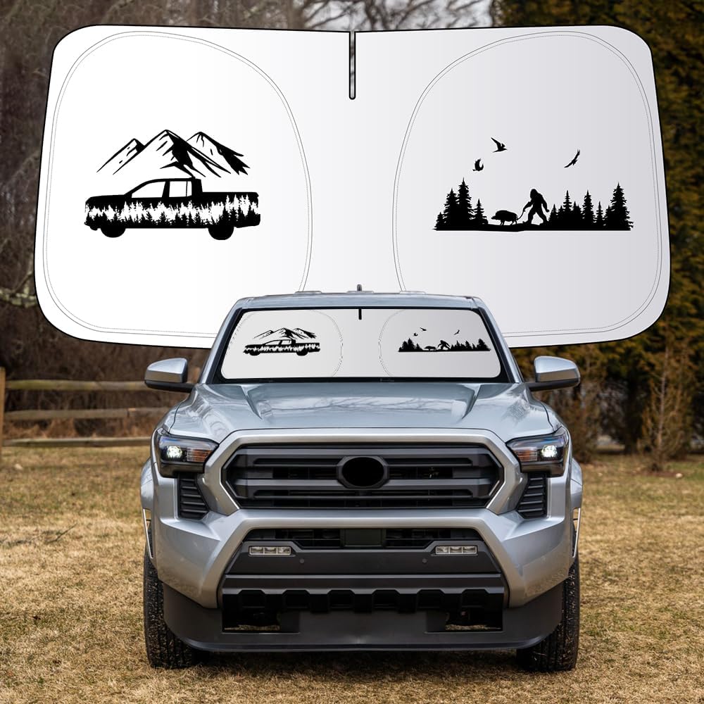 Thickened 2-Layer Windshield Sun Shade Fit for Toyota Camry XV80 2025 Car Front Window Covers Sun Visor Protector Foldable Blocks UV Rays Sunshade