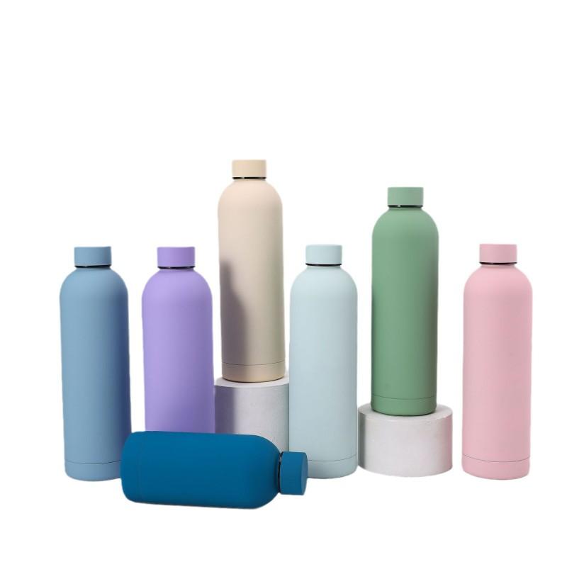 Large Capacity Vacuum Insulated Stainless Steel Water Bottle Outdoor Sports Travel Car Use