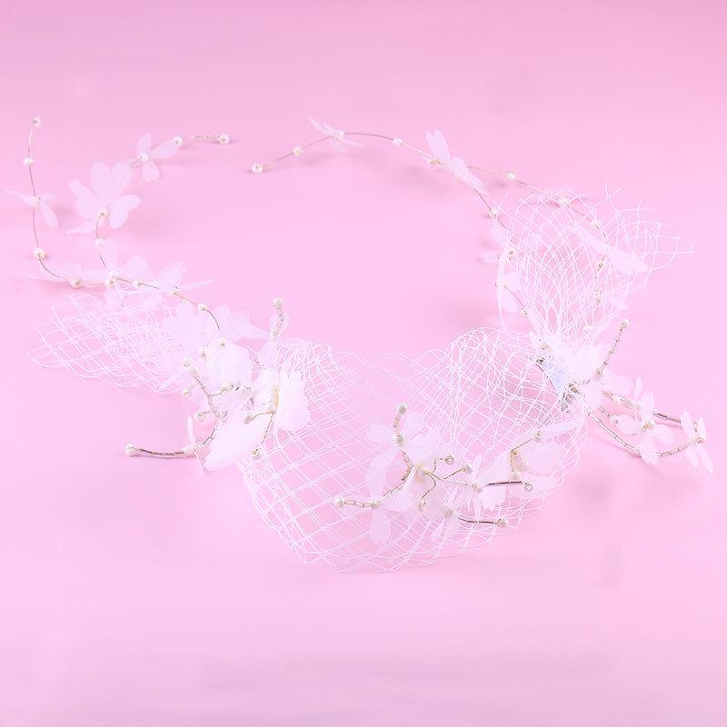 Butterfly Mesh Wedding Hairband Bridal Headdress & Accessories