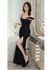 Sleeveless Elegant KTV Sauna Foot Massage Dress