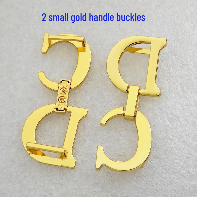 D-Shaped Pendant Buckle Spring Rod Handle Set for Saddle Bags