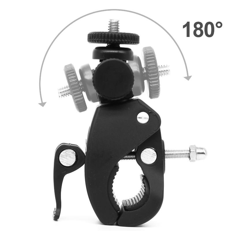 1Set Handlebar Mount Bracket For Bicycle Motorcycle For Insta360 SJCAM Action Camera Holder Universal For 12 11 10 9 8 7 6 5