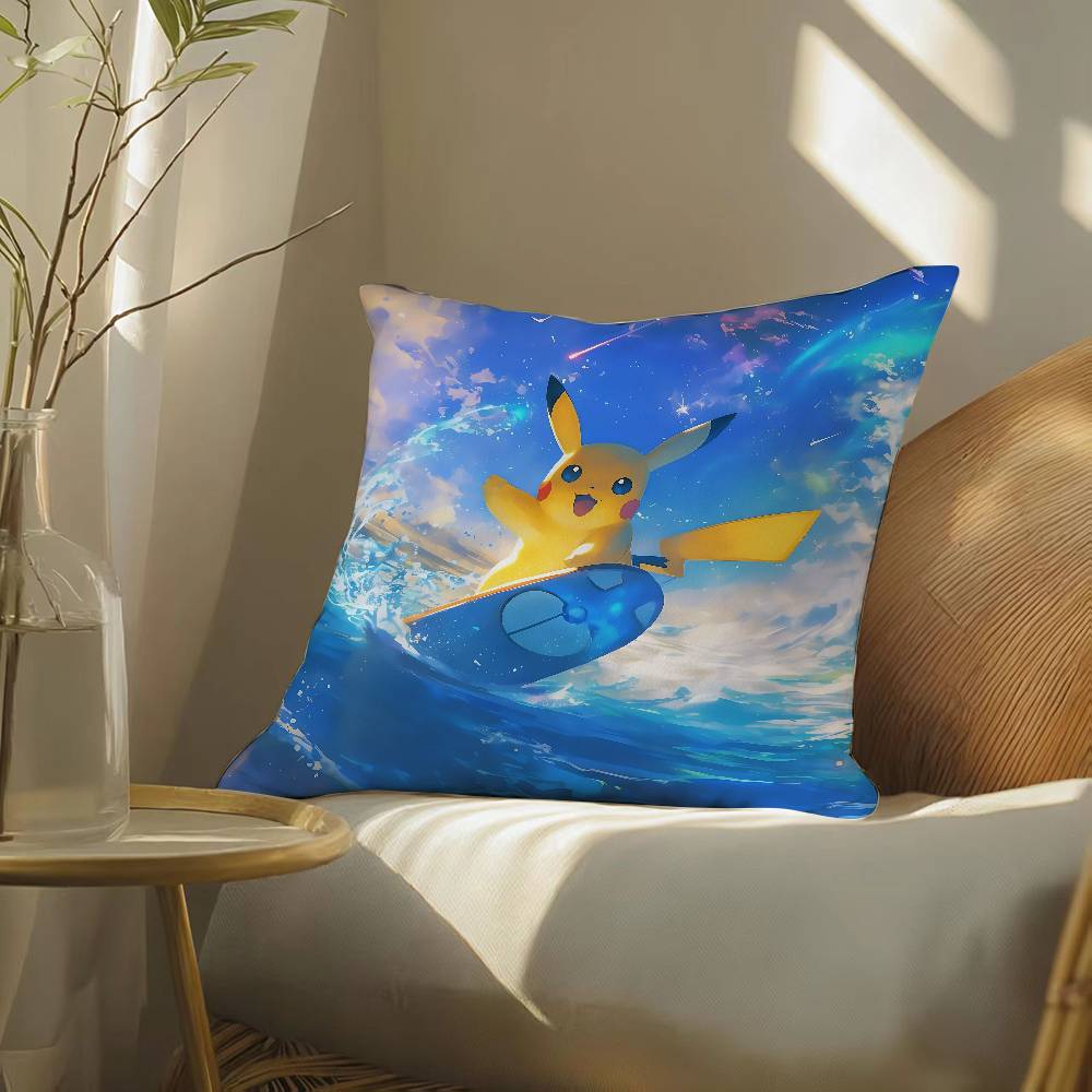 Pokemon Legendary Pokemon Anime Plush Pillow Cover Soft Short Plush Cushion Cover For Sofa Bedroom Home Decor Gift