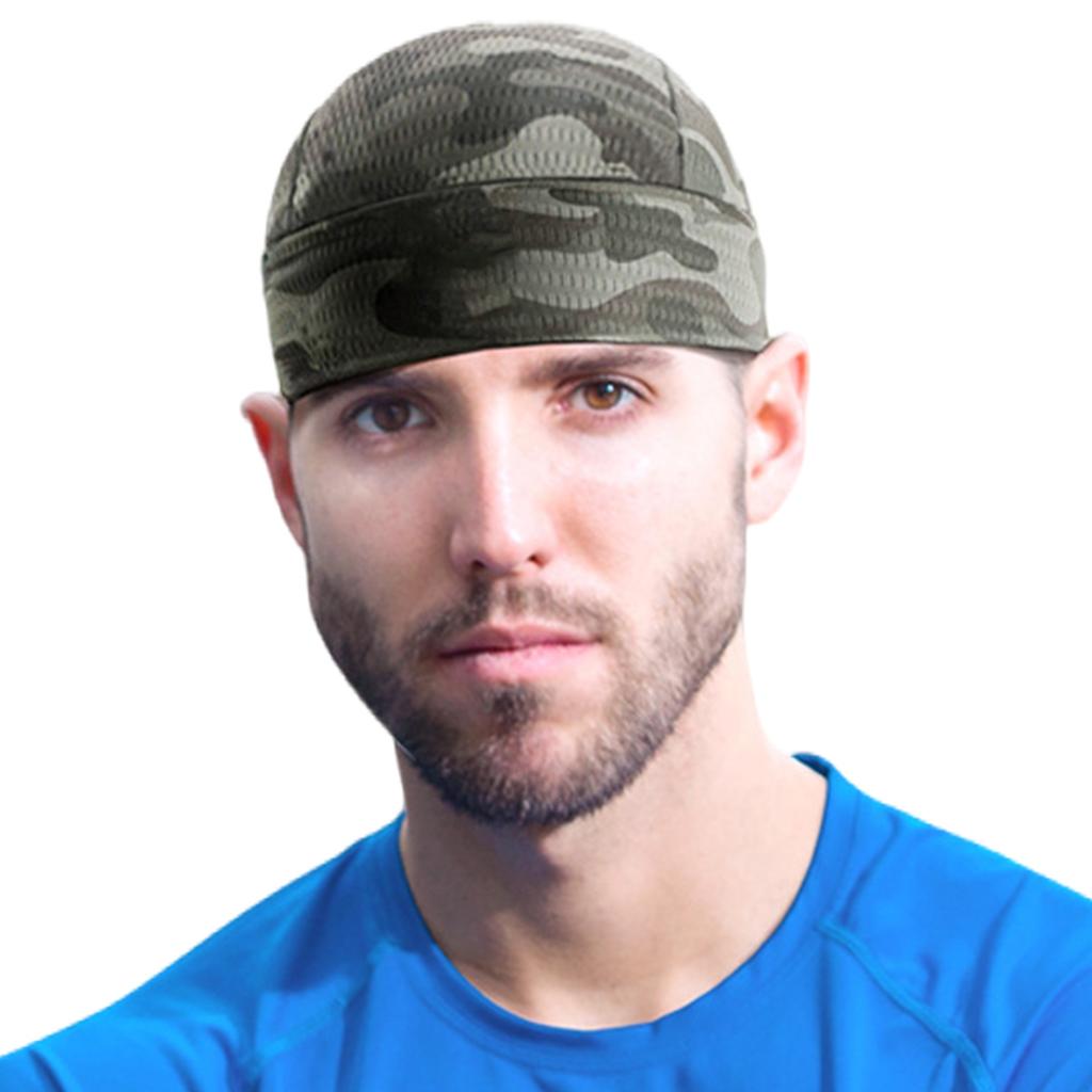 Sommar Andningsbar Underhjälmshatt Cykling Döskallekeps Svettabsorberande Cykelhjälm Foder Svalkande Döskallekeps Hjälm Mössa