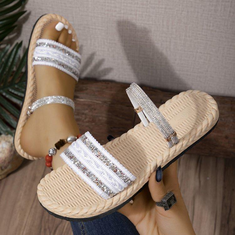 

2024 женская новая роскошная женская обувь тапочки на толстой подошве сандалии пляжные тапочки на платформе сандалии sandalias mujer 36 чёрный