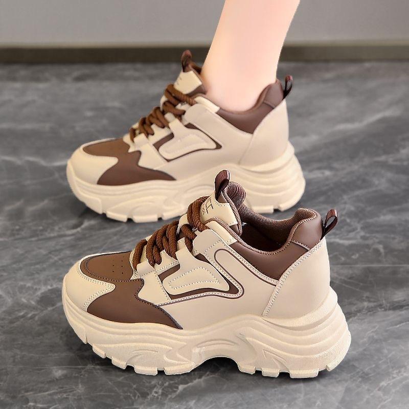 Fashion Shoes Women's Sneakers Summer 2025 Tennis Female Platform New Trainers Fashion Thick Sole Casual Wedge Autumn Super High Increas