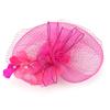 Bride Headband Perfect Gauze Felt Fabric Wedding Hat With Veil and Clip Unique Party Hat Fashion Church Hat Fascinator for Women