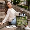 Moss Stone Pattern Women Tote Bag Casual Daily Use Handbag Large Capacity Fashion Outdoor Carry Bag