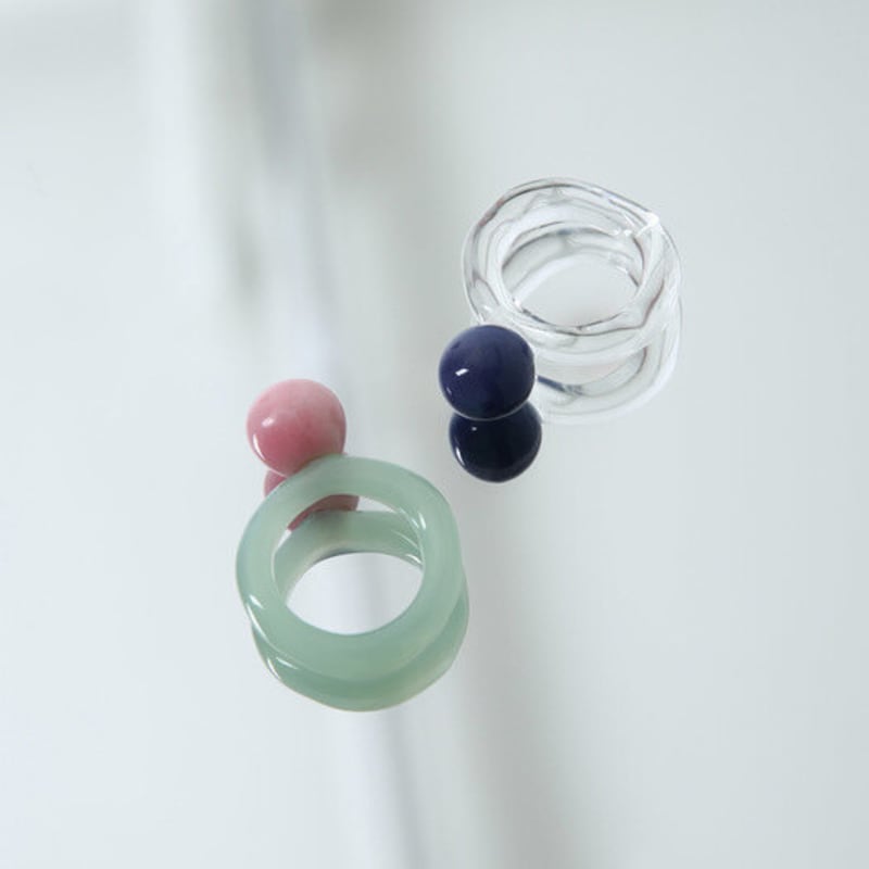 APIOH candy glass ring