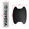 Car Door Sticker Carbon Fiber Scratches Auto Handle Protection Film for Toyota TRD GR Yaris Hilux Corolla Prius Avensis Emblem Auris