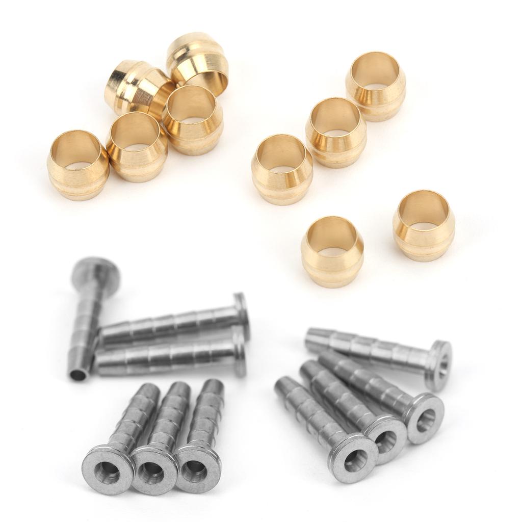 GUB Mountain Bike Disc Brake Hose Copper Olive and Connecting Insert Set for BH90 Hose