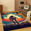 Cartoon Astronaut Universe Spaceman Outer Space Carpet Rug for Bedroom Living Room Sofa Playroom Doormat Home Decor,kid Non-slip